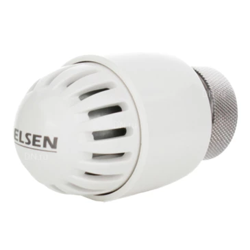 Головка термостатическая ELSEN EVR01.0001 с диапазоном регулирования 8-32 °C, присоединительная резьба M30x1.5, с жидкостным датчиком, цвет - белый