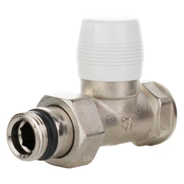 Вентиль отсекающий ELSEN EVR10.3411 1/2″ Ду15 Ру10 прямой, материал - никелированная латунь, присоединение - внутренняя резьба / наружная резьба