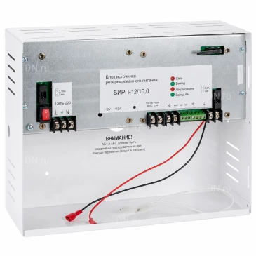 Источник бесперебойного питания Элтех-Сервис БИРП 12/10.0 (б/акк) 2х12Ач, цвет - белый