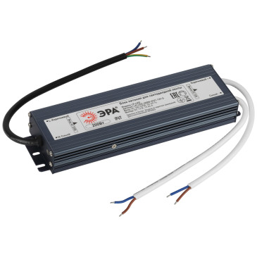 Блок питания ЭРА LP-LED-IP67-S мощность - 200 Вт, выходное напряжение - 24 В, IP67 для светодиодной ленты