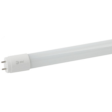 Лампа светодиодная ЭРА RED LINE T8  26 мм мощность - 18 Вт, цоколь - G13, световой поток - 1638 лм, цветовая температура - 4000 К, нейтральный белый, форма  - трубчатая