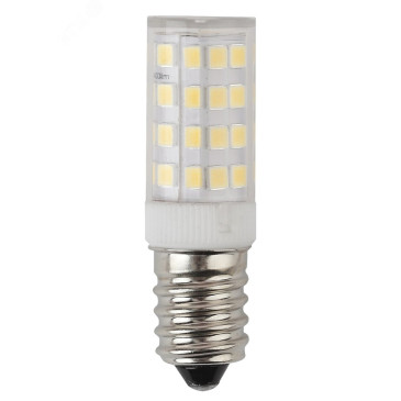 Лампа светодиодная ЭРА STD T25 16 мм мощность - 5 Вт, цоколь - E14, световой поток - 400 лм, цветовая температура - 2700 К, теплый белый, форма  - капсульная