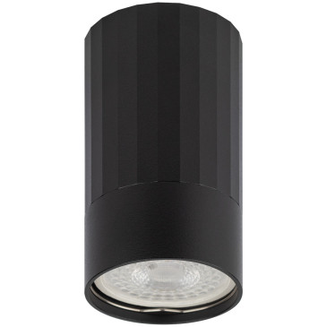 Светильник настенно-потолочный ЭРА OL32, цоколь GU10, под лампу MR16 до 12 Вт, цвет - черный
