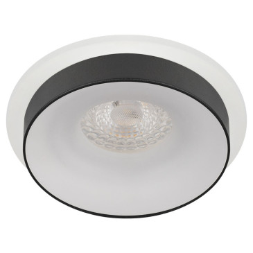 Светильник ЭРА DK95 12 Вт встраиваемый, декоративный, цоколь GU5.3, под LED лампу MR16, IP20, цвет – белый