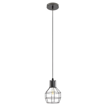 Светильник подвесной ЭРА PL 11 60 Вт, количество ламп - 1, цоколь - E27, цвет - черный