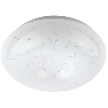 Светильник светодиодный ЭРА Классик Marble 12 Вт потолочный, световой поток 900Лм, цветовая температура 4000К, IP20, цвет - белый