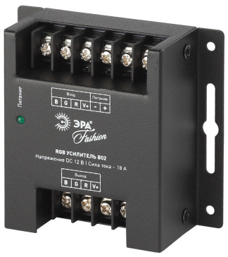 Усилитель сигнала ЭРА RGBpower-12-B02 ля для контроллеров RGB-лент, мощность - 216 Вт, IP20