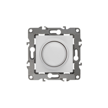Светорегулятор поворотно-нажимной ЭРА 12-4101-01 400Вт IP20, материал корпуса - поликарбонат, цвет - белый