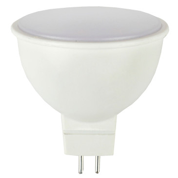 Лампа светодиодная ЭРА RED LINE MR16 50 мм мощность - 9 Вт, цоколь - GU5.3, световой поток - 720 лм, цветовая температура - 4000 K, нейтральный белый свет, форма - софит