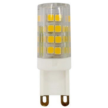 Лампа светодиодная ЭРА STD JCD 18 мм мощность - 5 Вт, цоколь - G9, световой поток - 400 лм, цветовая температура - 4000 K, нейтральный белый свет, форма - капсула