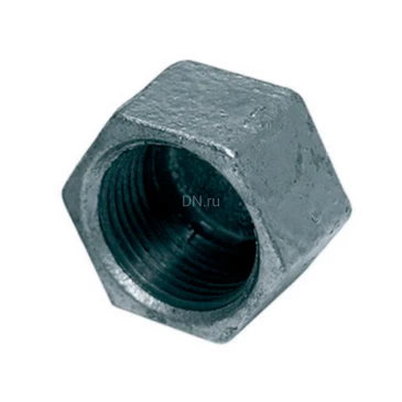 Заглушка чугунная резьбовая ESPA Sanha 300 2 1/2″ Ду65 внутренняя резьба, оцинкованная