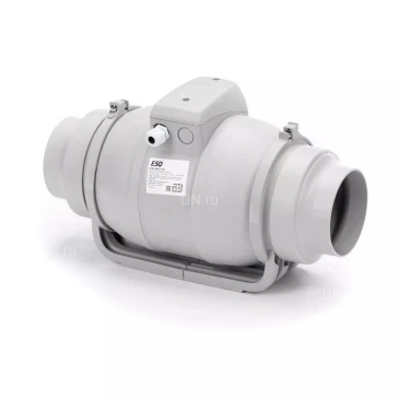 Вентилятор канальный ESQ Reel 125, мощность - 25Вт, производительность - 250м3/час, корпус - пластик, 220В