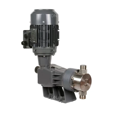 Насос дозировочный плунжерный ETATRON P AA 1027 поверхностный, корпус - алюминий, мощность - 0.75кВт, производительность - 1027л/час, 380В, головка насоса - нержавеющая сталь AISI 316L