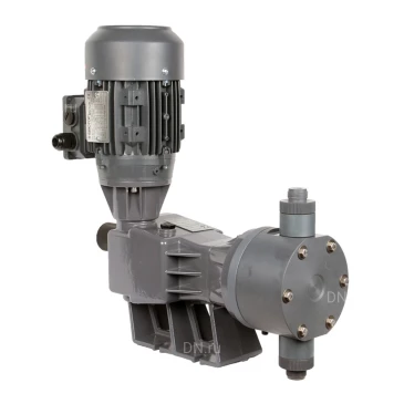 Насос дозировочный плунжерный ETATRON P BA 0256 поверхностный, корпус - алюминий, мощность - 0.25кВт, производительность - 256л/час, 380В, головка насоса - ПВХ