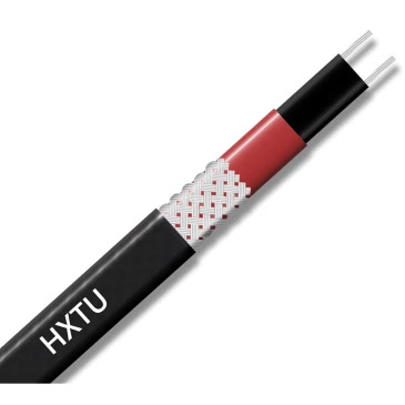 Кабель саморегулирующийся Extherm 30HXTU2-CT нагревательный высокотемпературный, 12.4х5.1мм, мощность - 30Вт/м, сечение - 1.3мм2, материал изоляции - фторопласт, цвет - черный, 220-240В (кратно 500м)