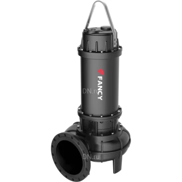 Насос фекальный FANCY 350WQ1400-23-160/6 погружной, корпус - чугун, мощность - 160кВт, напор - 23м, производительность - 23333л/мин, 380B