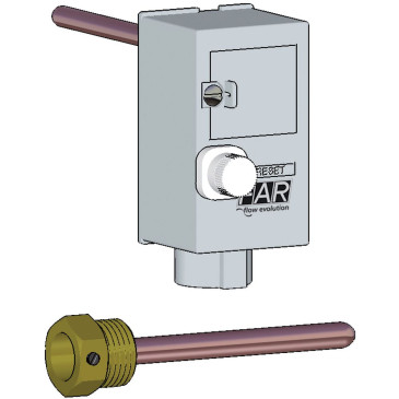Термостат погружной FAR FA 7954 Ду15 с ручным сбросом