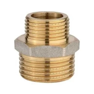 Ниппель переходной ДМЗ ДМЗ.006.10х15 3/8″х1/2″ Ду10х15 Ру40, корпус - латунь, наружная резьба