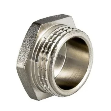 Пробка ДМЗ ДМЗ.003.20Н 3/4″ Ду20 Ру40, корпус - латунь, наружная резьба, никелированная