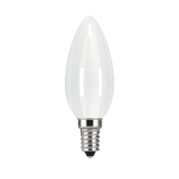 Лампа светодиодная Gauss Black Filament матовая, 35 мм, мощность - 9 Вт, цоколь - E14, световой поток - 610 лм, цветовая температура - 4100 K, форма - свеча