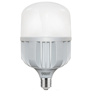 Лампа светодиодная GAUSS Elementary Promo T140 140 мм мощность - 5.5 Вт, цоколь - E27, световой поток - 450 Лм, цветовая температура - 4100 °К, цвет свечения - холодный, форма - цилиндр