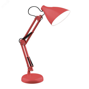 Светильник под лампу Gauss GTL GT0034, настольный, цоколь - Е27, 60 Вт, материал корпуса - металл, цвет - красный