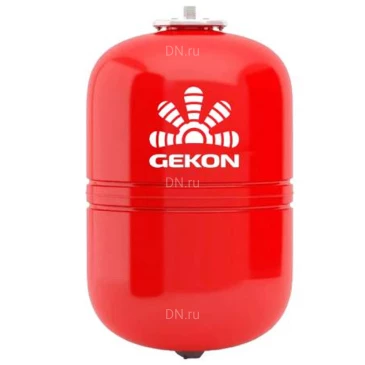 Расширительный бак Gekon WRV 24л 10бар 3/4″ мембранный, цилиндрический, для систем отопления, цвет - красный