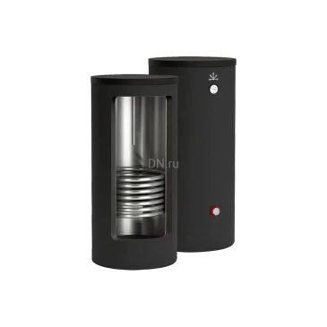 Бойлер косвенного нагрева GEKON BO1S INOX напольный, объем - 210л, мощность - 20кВт, корпус - нержавеющая сталь, Tmax 95°С, с рециркуляцией