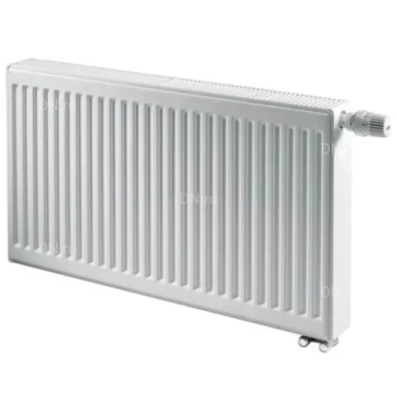 Радиатор панельный Gekon Ventil Compact CV 11-300-0400 F, 300х400мм, теплоотдача - 319Вт, подключение - нижнее, правое, материал - сталь, цвет - белый RAL 9016