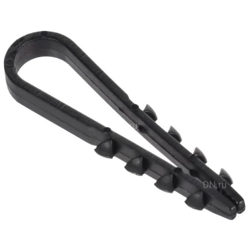Дюбель-хомут GENERICA 5-10мм для круглого кабеля, материал корпуса - полиамид, цвет - черный, упаковка - 100шт UDH13-05-10-100-K02-G