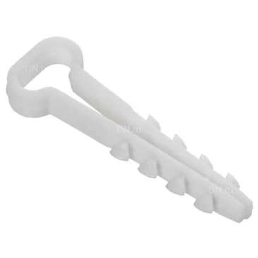 Дюбель-хомут GENERICA 5-10мм для круглого кабеля, материал корпуса - полиамид, цвет - белый, упаковка - 100шт UDH13-05-10-100-K01-G