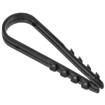 Дюбель-хомут GENERICA 11-18мм для круглого кабеля, материал корпуса - полиамид, цвет - черный, упаковка - 100шт UDH13-11-18-100-K02-G