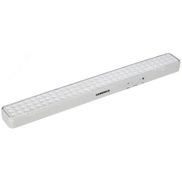 Светильник светодиодный аккумуляторный GENERICA ДБА 1090 непостоянного действия, цветовая температура 6500 K, световой поток 420Лм, IP20, форма - прямоугольник, цвет - белый LDBA0-1090-6-01-K01-G