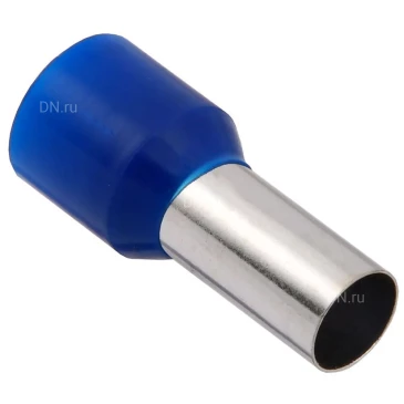 Наконечник втулочный GENERICA НШВИ 16-12, изолированный, сечение 16мм2, длина рабочей части 12мм, материал - медь, упаковка 100шт, цвет - синий UGN11-012-016-100-G