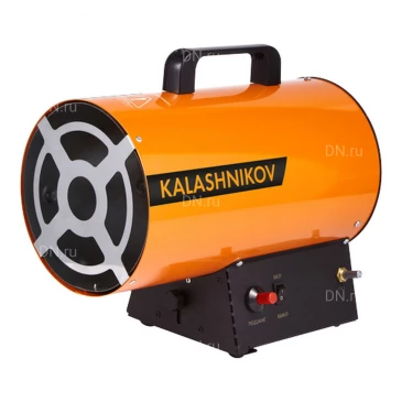 Тепловая пушка KALASHNIKOV KHG-10 газовая, производительность - 350м3/ч, мощность - 10кВт, расход топлива - 0.7-0.8 кг/ч , 220В, IP10