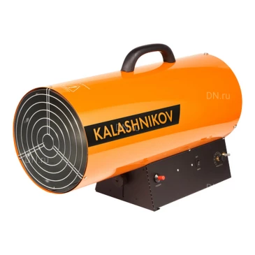 Тепловая пушка KALASHNIKOV KHG-60 газовая, производительность - 1000м3/ч, мощность - 53кВт, расход топлива - 4-4.4 кг/ч , 220В, IP10