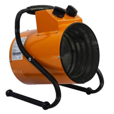 Тепловая пушка KALASHNIKOV KVF-E3-11 электрическая, производительность - 260м3/ч, мощность - 3кВт, площадь -  30м2, круглая, 220В, IP20