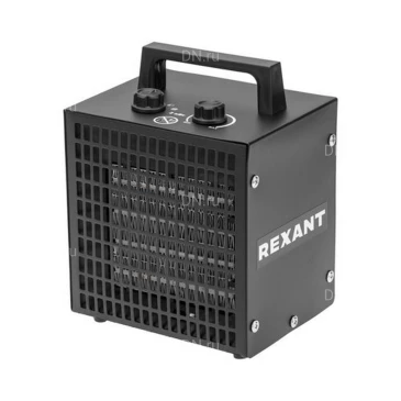 Тепловая пушка REXANT 60-0041 электрическая, производительность - 248м3/ч, мощность - 2кВт, площадь -  20м2, 220В