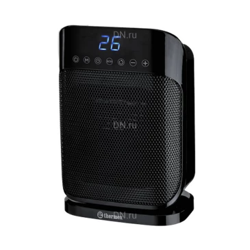 Тепловентилятор THERMEX Nero1500E электрический, мощность - 1.5кВт, площадь -  20м2, 220В