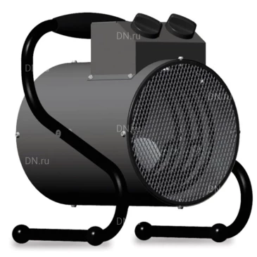 Тепловая пушка ZILON ZTV-3С N1 электрическая, производительность - 260м3/ч, мощность - 3кВт, круглая, 220В