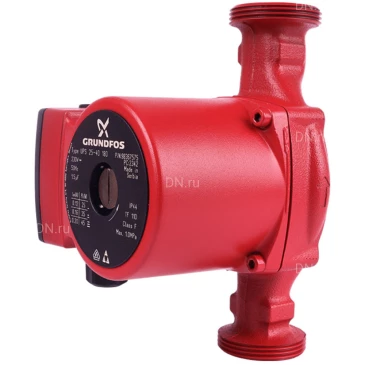 Насос циркуляционный Grundfos UPS 25-40 180 поверхностный, корпус - чугун, мощность - 0.045кВт, напор - 3.7м, производительность - 48л/мин, 220В Насос циркуляционный Grundfos UPS 25-40 180 поверхностный, корпус - чугун, мощность - 0.045кВт, напор - 3.7м, производительность - 48л/мин, 220В