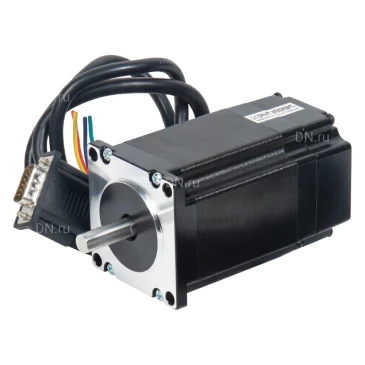 Шаговый серводвигатель Hyperdrive HD86H82-D14-1KB с энкодером 1000PPR и тормозом, фланец - NEMA 34 (86мм), угол шага - 1.2гр, крутящий момент - 4.5Нм, IP54