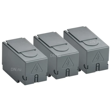 Крышка выводов IEK KARAT 315-400А, низкая (6шт/упак) KA-VR00D-PCL-0315-0400