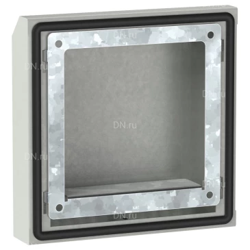 Кожух защитный IEK TITAN для вентиляционной решетки 253х253мм, корпус - сталь, цвет - серый, IP56 TI-00D-KZ-025-025