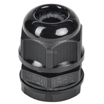 Сальник IEK MG 20, диаметр проводника 8,5-14мм, корпус - полиамид, цвет - черный, упаковка - 1шт, IP68 YSA20-10-20-68-K02