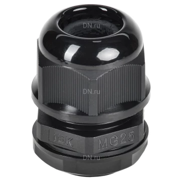 Сальник IEK MG 25, диаметр проводника 13-18мм, корпус - полиамид, цвет - черный, упаковка - 1шт, IP68 YSA20-15-25-68-K02
