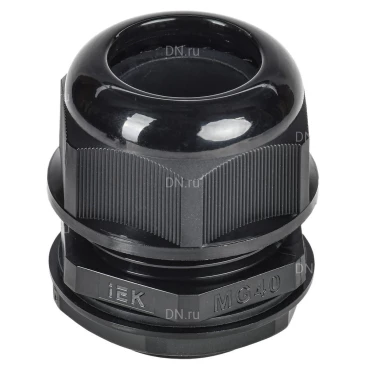 Сальник IEK MG 40, диаметр проводника 24-32мм, корпус - полиамид, цвет - черный, упаковка - 1шт, IP68 YSA20-28-40-68-K02