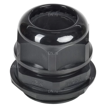 Сальник IEK MG 63, диаметр проводника 35-45мм, корпус - полиамид, цвет - черный, упаковка - 10шт, IP68 YSA20-40-63-68-K02