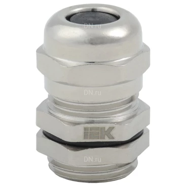 Сальник IEK PGM 9, диаметр проводника 4-8мм, корпус - латунь, цвет - серый, упаковка - 1шт, IP68 YSA50-08-15-68-K23