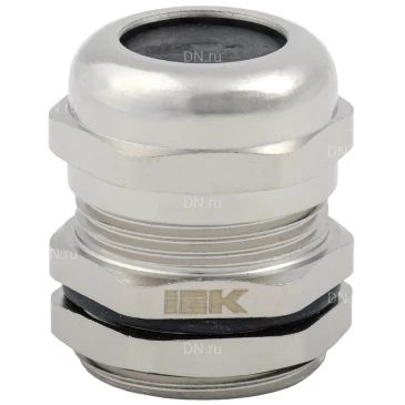 Сальник IEK PGM 16, диаметр проводника 10-14мм, корпус - латунь, цвет - серый, упаковка - 20шт, IP68 YSA50-14-22-68-K23